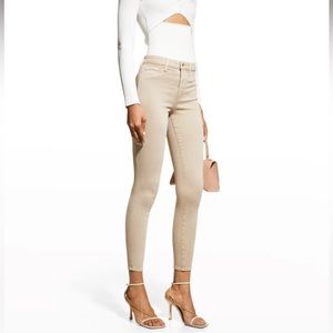 L’AGENCE Margot Skinny High Rise Biscuit Size 29